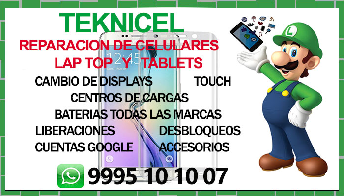 "Teknicel" Reparación de Celulares, Lap top y Tablets